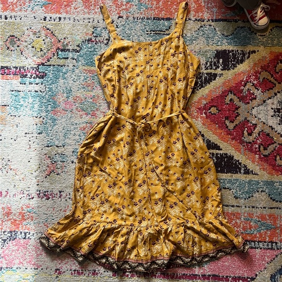 BeachLunchLounge Mayjah midi dress women’s L - Picture 3 of 8